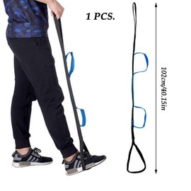 CHENNAN Leg Lifter, Leg Lift Strap, Leg Lifter for Patients, Long Leg Lift Strap, Mobility Aid for Clothing, Foot Lifter for Easy Getting in and Out of Bed, Sofa, Car, Wheelchair (Blue)
