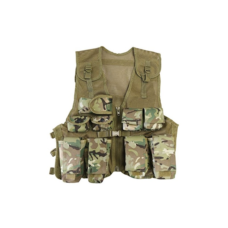 Kombat UK Kids Assault Btp Vest - British Terrain Pattern,