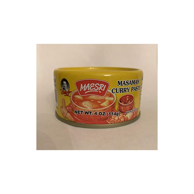 Maesri Thai Masaman Curry Paste - 4 Oz (6-PACK)