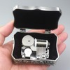 Sinzyo Embossed Zinc Alloy Music Box Metal Movement Music Box