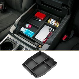 Linskip Center Console Organizer Tray Compatible with Ford F150 2015 2016 2017 2018 2019 2020, for 2017-2022 F250 F350 F450 F550, for 2018-2024 Expedition, Interior Accessories