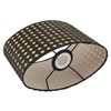 Lampshade Oval Shaped Hollow Metal Carved Compatible E27 E14 Caliber