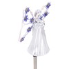 2 Pack LED Solar Angel Lights Solar Powered White Light