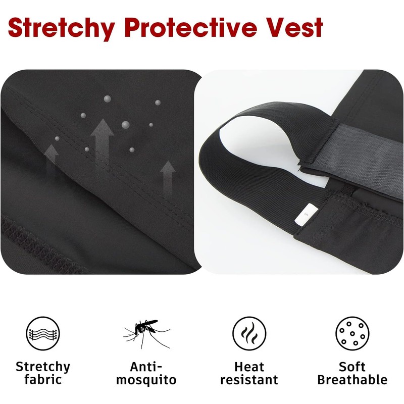 Zerodis Horse Shoulder Protection, Ponytail Shoulder Protection, Breathable, Machine Washable,