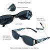 VisionGlobal 3 Pairs Reading Glasses/Sunglasses Foldable with Blue Light Blocking