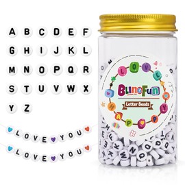 800pcs Letter Beads for Bracelets kit，A-Z 26 Styles Alphabet Beads for Jewelry Making Bracelets Necklaces Key Chains