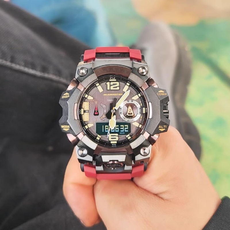 Resin Strap Compatible with Casio GWG-B1000-1A4JF Master of G Series