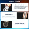 2PCS 450°C High-Temp Nozzle for Qidi Tech 4 Plus, 0.4mm
