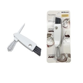 BSMstone - cepillo para polvo de limpieza pequeño multifuncional, mini cepillo para polvo de limpieza de hendiduras, herramientas de limpieza de botellas de agua para biberón, botella de lactancia, 1 paquete