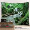Forest Stream Scenery Tapestry Background Wall Hanging Decorative Blanket for