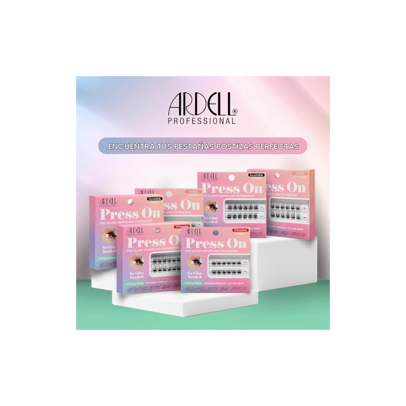Extensin de pestaas postizas prepegadas Ardell Wispies Volume pestaas individuales