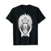 Aztec Warrior Queen Blackwork Tattoo Flash T-Shirt