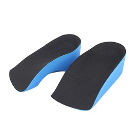 Healeved 1pair Height Increasing Insoles Pu Half Shoe Pads for Men Women Lift Heightening Cushions Comfortable Shoe Lift for Enhanced Style and Comfort