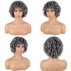 Afro Wig Short, Kinky Curly Wig, Curly Afro Wigs for