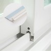 1m PVC Window & Door Gap Seal Weatherstrip - Draft Blocker for Sash & Frame PVC White 1m 3ea