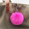Sqzrpomddy Keychain Key Holder Cute Fluffy Key Ring Bag Dangle