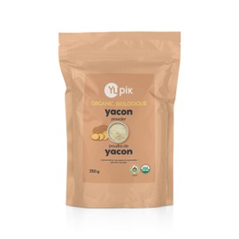 Yupik Organic Yacon Powder Superfood, Non-GMO, Vegan, Gluten-Free, 250g