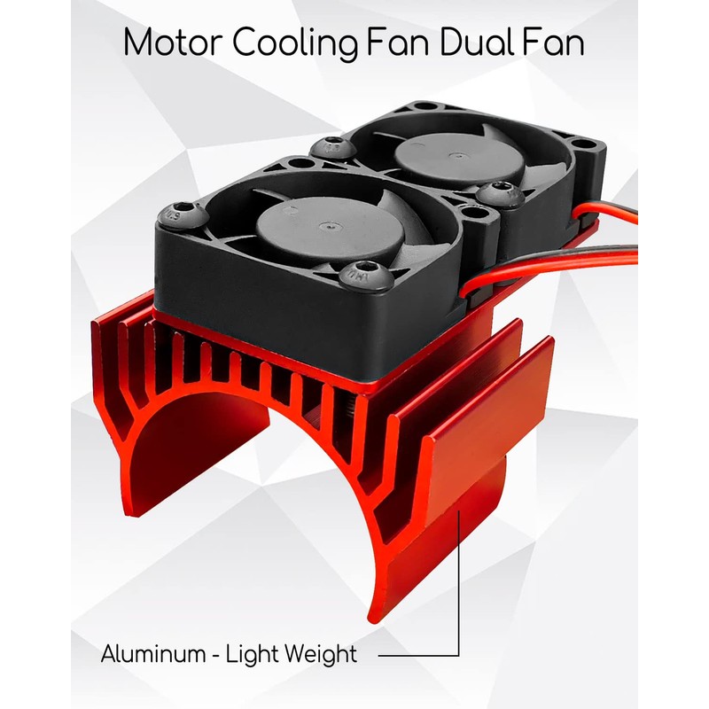 VXL-3s ESC Cooling Fan and Motor Cooling Fan Dual Fan