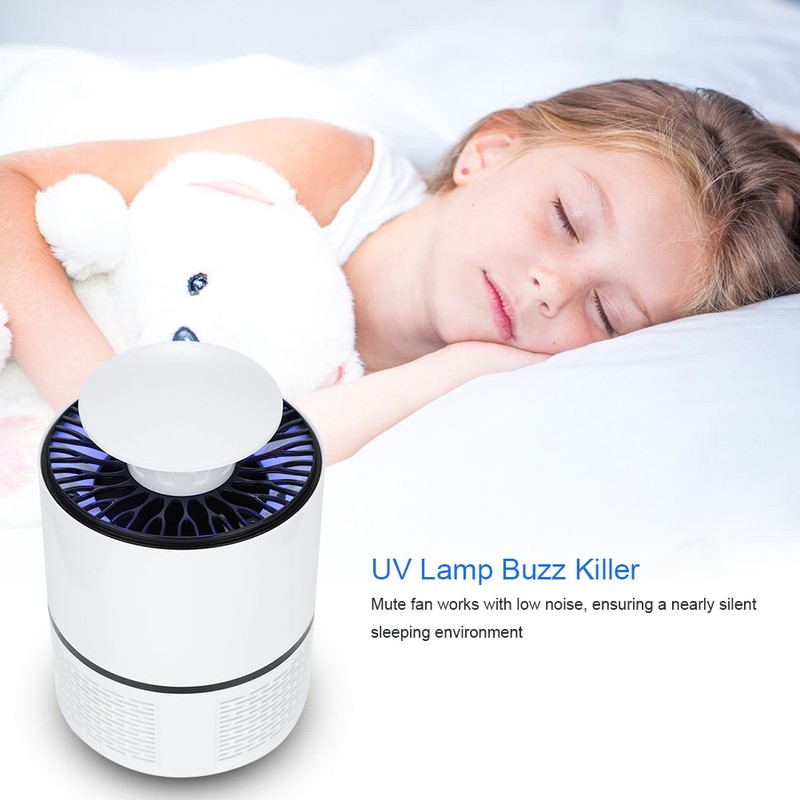 Safe Electronic USB UV Lamp Light Mosquito Kill Buzz Fly