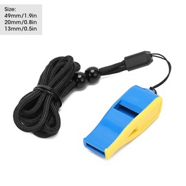 HERCHR Referee Whistle, ABS Resin, Basketball, Football, Volleyball Whistle, Professional Referee Whistle, Loud Clear Sound Whistle for Coaches, Referees and Officials