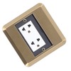 Floor Electrical Outlet Multifunctional Stainless Steel Recessed Concealed Pop Up