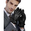 GSG SINCE 1998 Mens Genuine Leather Gloves Winter Driving Gloves