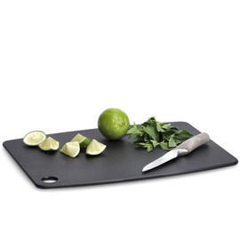 Zeller Eco 26053 Chopping Board Wood Fibre Laminate 37 x 27.5 x 0.6 cm Black