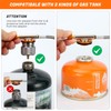 Odoland 6800W Windproof Camp Stove Camping Gas Stove with Windscreen,
