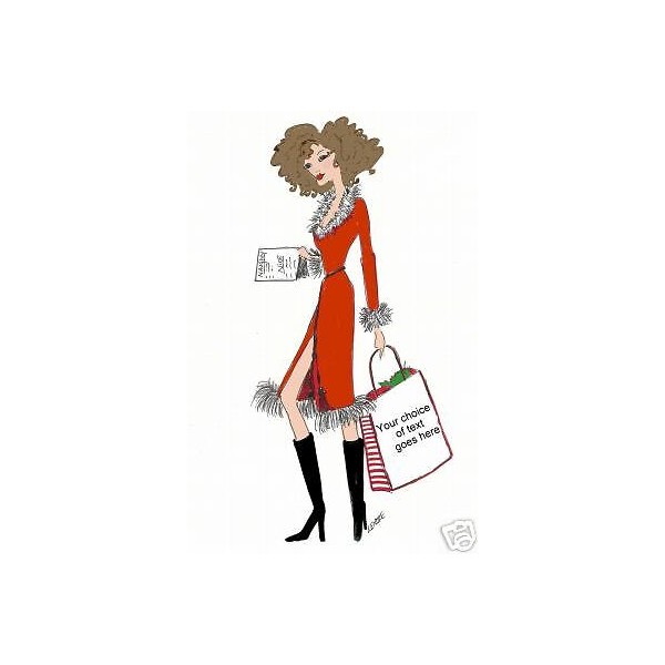 personalized diva Christmas cards great for business
