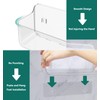 JNDETOP Shower Caddy, Adhesive Clear Acrylic Bathroom Shower Shelf Organizer,