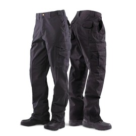 Tru-Spec 24-7 Original Tactical Pants for Men - Durable, Water-Resistant Cargo Work Pants with Concealed Carry and Knee Pad Openings, Black - 36W x 30L
