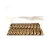 Gold Impala Horn Knife Handle Scales Genuine Horn Material For