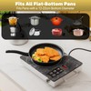 Alemania Single Burner Ceramic Cooktop, Portable 1800W Electric Stove, Countertop