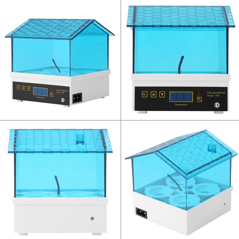 4 Eggs Incubator Temperature Control Digital Chicken Chick Duck Hatcher
