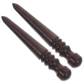 DOITOOL 2Pcs Leather Burnisher Tool Edge Polishing Stick for DIY Leather Craft for Polishing and Restoration