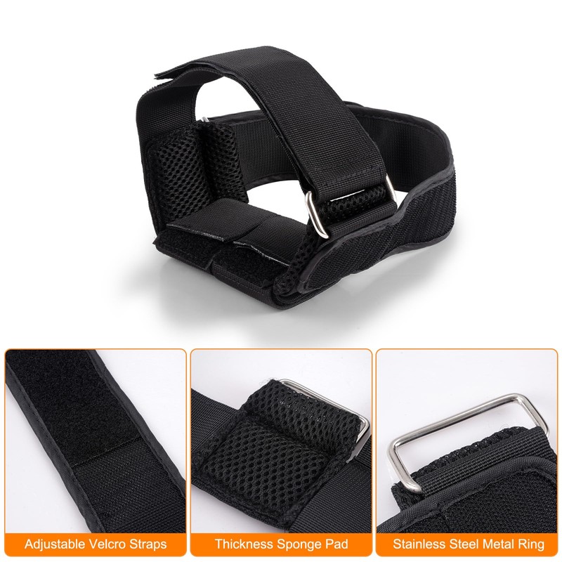 Cretosou 2PCS Tibialis Trainer Dumbbell Foot Attachment, Adjustable Ankle Weights