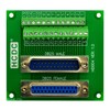 D-SUB Male-Female Breakout Board Terminal Block Interface Module (DB25)