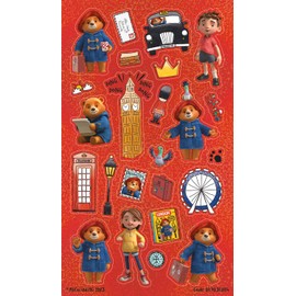 Paper Projects 01.70.31.024 Paddington Bear Adventures Assorted Pack | Includes 3 Types of Stickers | Perfect for Decoration and Scrapbooking, Multi, 24.5cm x 11cm