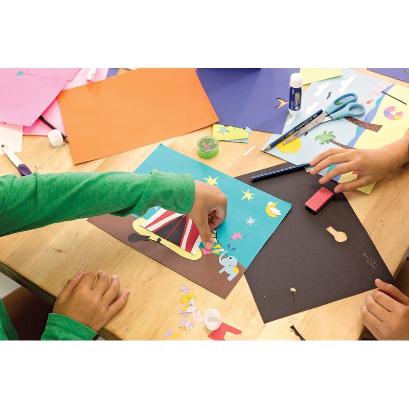 Prang (Formerly SunWorks) Construction Paper, Brown, 9" x 12", 50