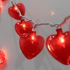 8.5Ft Valentine's Day Heart String Lights, Valentine Decorations Fairy String