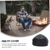Levemolo Fire Pit Cover Outdoor Stove Protector Heavy Duty Patio