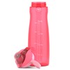 Pogo BPA-Free Plastic Water Bottle with Chug Lid, Pink, 40
