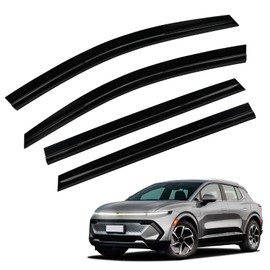 FormiPow Window Visors Rain Guards for 2025 2026 Chevy Equinox EV, Tape-On Window Deflectors, Weather Protection, Wind Noise Reduction, Chevy Equinox Accessories (4 Pcs)