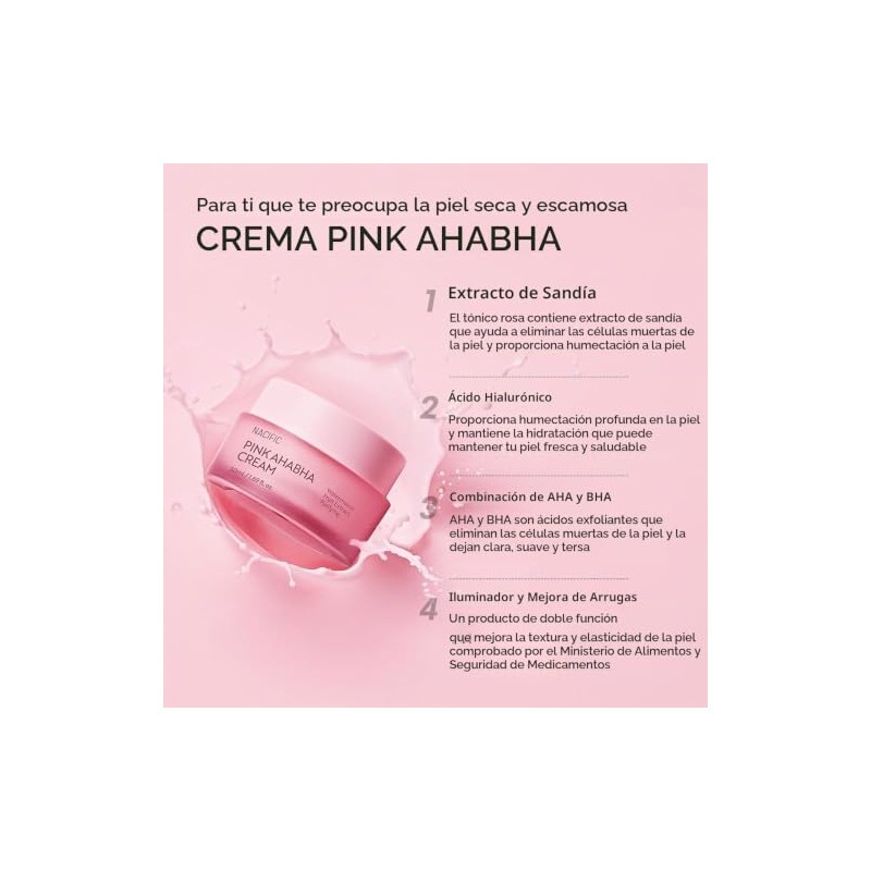 Nacific Pink Aha Bha Crema Facial