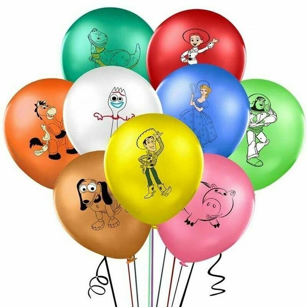 8pcs TOY STORY BALLOONS 12" LATEX BIRTHDAY PARTY DECORATION KIDS