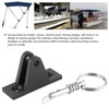 Pair Canopy Deck Hinge Boat Bimini Top Fitting W/Quick Release