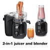 Hamilton Beach Juice & Blend 2-in-1 Juicer Machine and 20