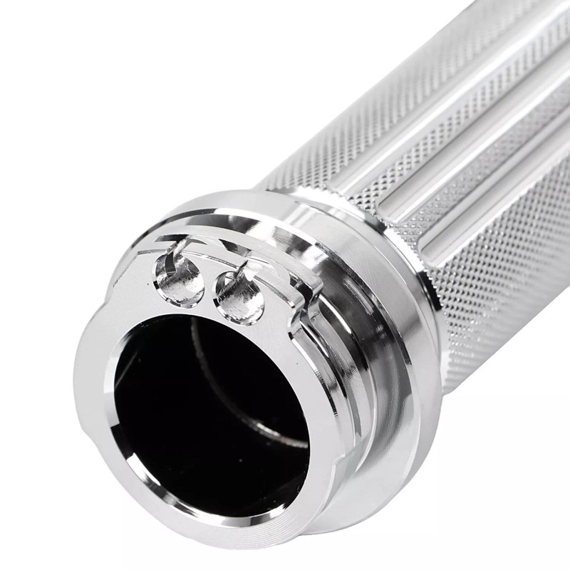 Unbranded Chrome 1" Handlebar Hand Grip For Harley Softail Dyna