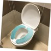 WOONEKY Toilet Seats Cover Set Flannel Washable Toilet Seat Covers