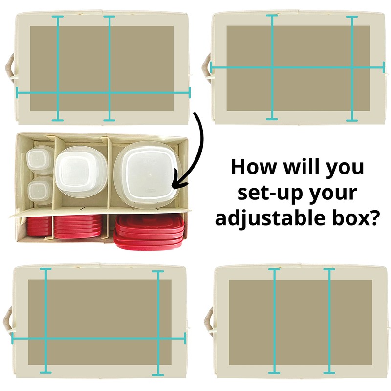 HappiBox Food Storage Container Organizer Box – A Kitchen Drawer